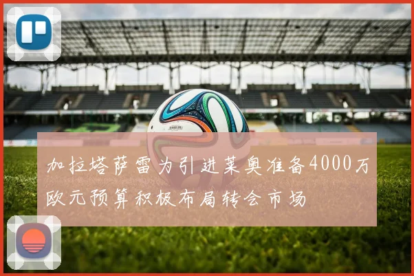 加拉塔萨雷为引进莱奥准备4000万欧元预算积极布局转会市场